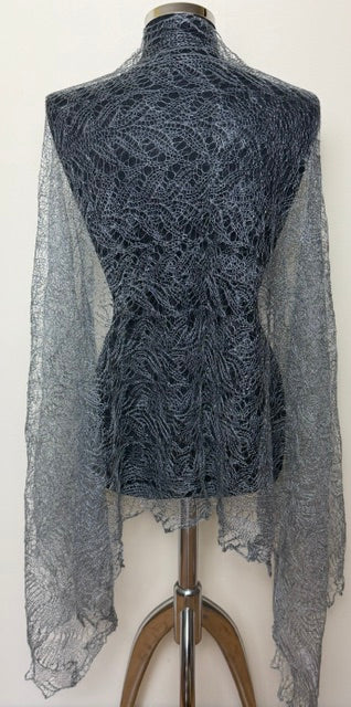 Downy shawl ( Palantine ) #48, 180x80 cm
