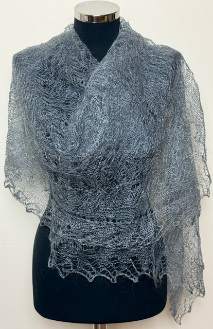 Downy shawl ( Palantine ) #48, 180x80 cm