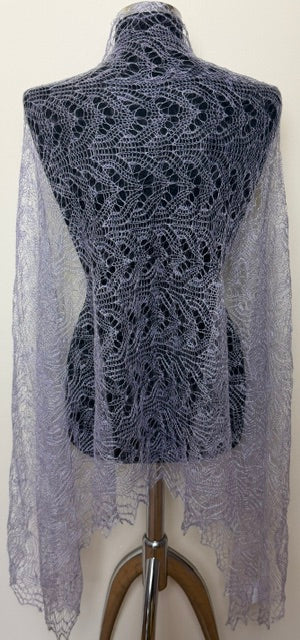 Downy shawl ( Palantine ) #46, 160x80 cm