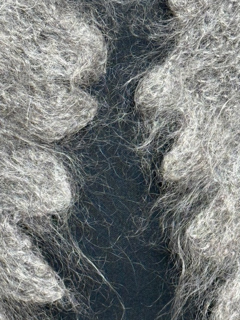 Урюпинская пуховая косынка № KW-204, 100x140x100 cм.