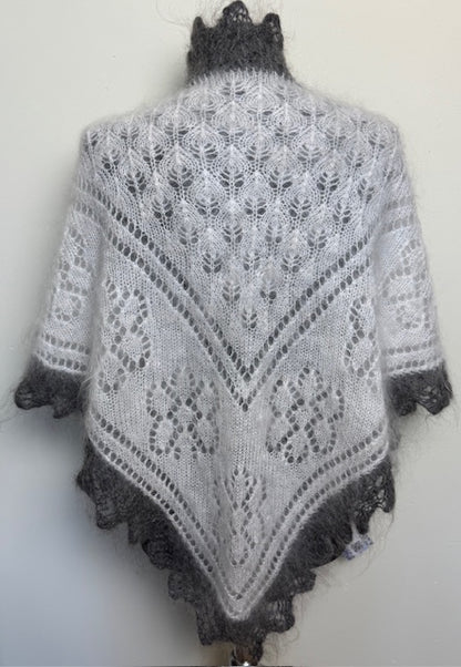 Урюпинская пуховая косынка № KW-201, 100x140x100 cм.