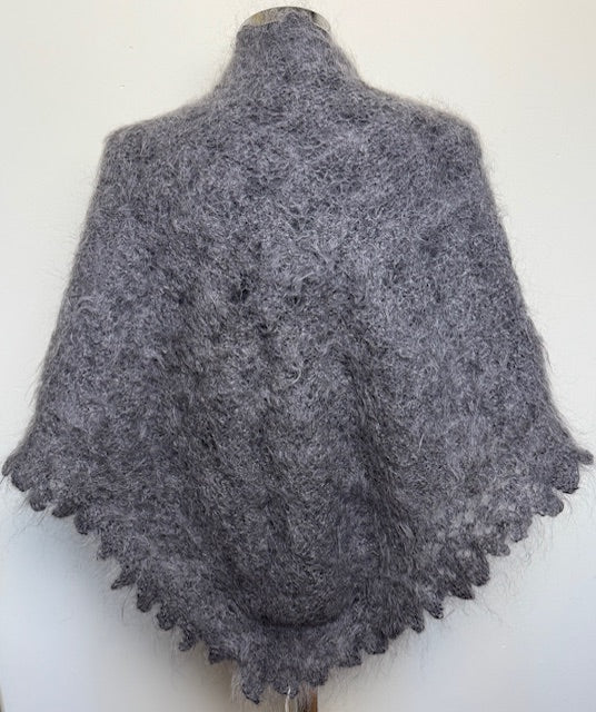 Урюпинская пуховая косынка № KG-24, 80x140x80 cм.