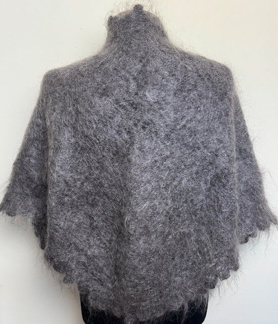 Урюпинская пуховая косынка № KG-14, 90x140x90 cм.