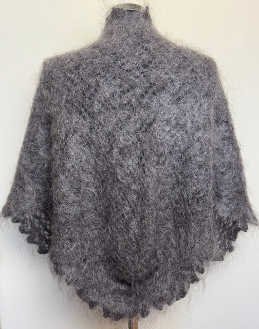 Урюпинская пуховая косынка № KG-133, 80x140x80 cм.