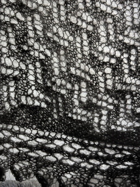 Урюпинская пуховая косынка № KG-133, 80x140x80 cм.