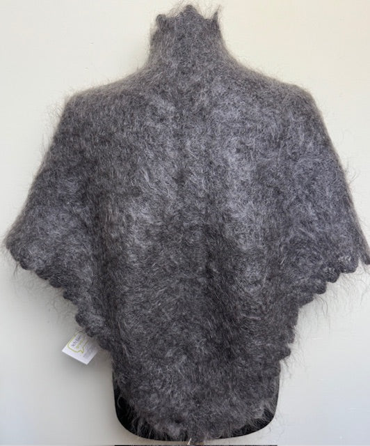 Урюпинская пуховая косынка № KG-18, 80x120x80  cм.