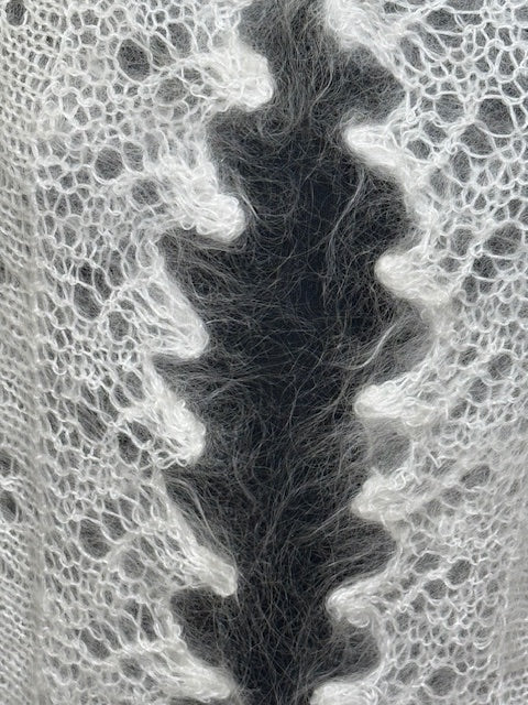 Урюпинская пуховая косынка № KW-189, 100x140x100 cм.