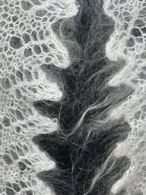 Урюпинская пуховая косынка № KW-190, 100x140x100 cм.