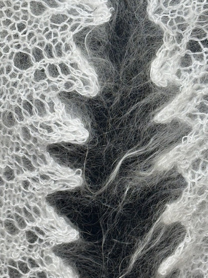 Урюпинская пуховая косынка № KW-190, 100x140x100 cм.