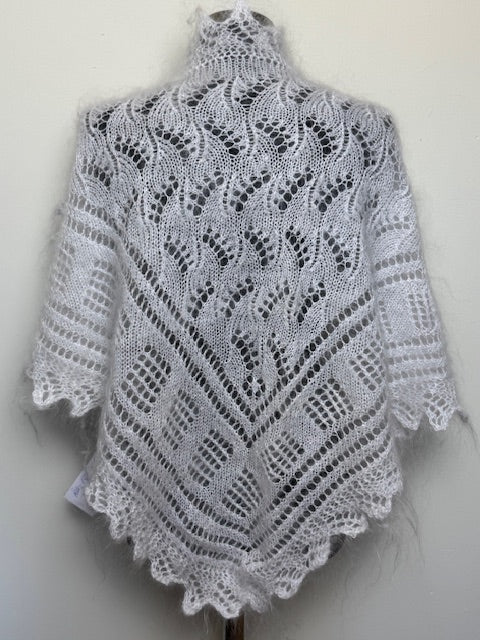 Урюпинская пуховая косынка №  KW-194, 90x140x90 cм.