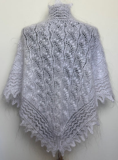 Урюпинская пуховая косынка № KW-174, 100x140x100 cм.