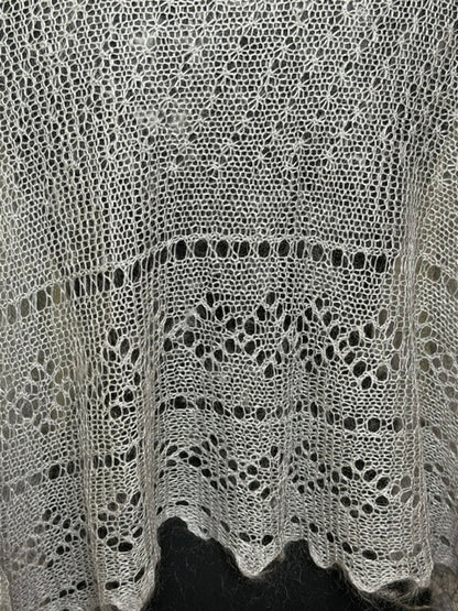Downy shawl  #PCN-5, 130x130 cm