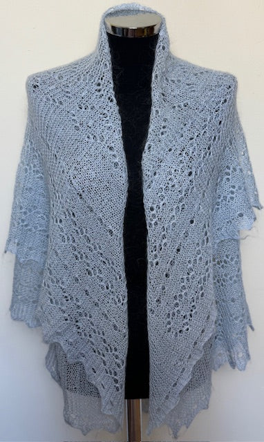 Downy shawl  #PCN-149, 130x130 cm