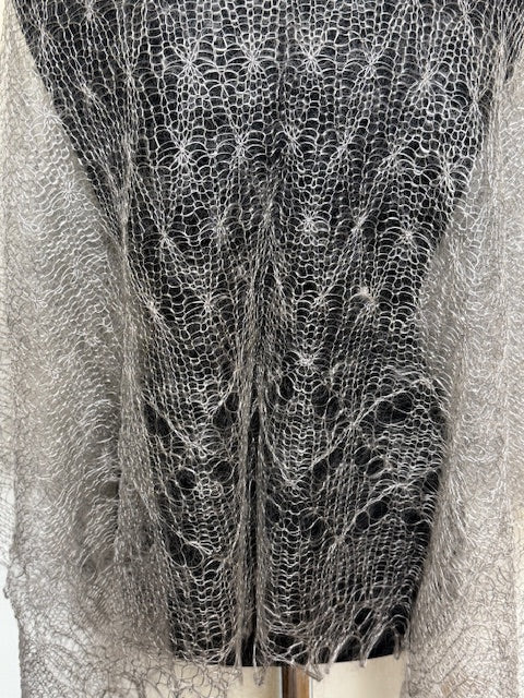Downy shawl  #PCN-160, 130x130 cm