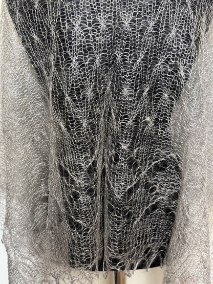 Downy shawl  #PCN-160, 130x130 cm