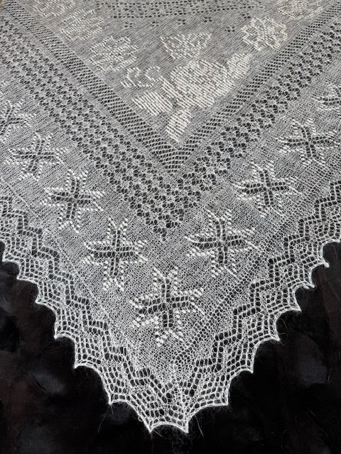 Оренбургский платок PWO-53, 160x160 cm