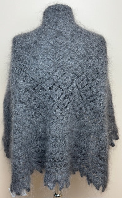 Uryupinsk downy shawl  #PGC-21, 110x110 cm