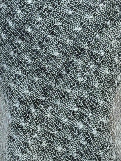 Downy shawl  #PCN-37, 120x120 cm