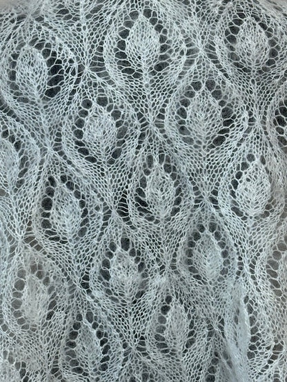 Uryupinsk downy shawl  #PNEW-58, 120x120 cm
