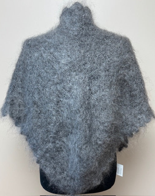 Uryupinsk downy neckerchief  #UK-16, 90x140x90 cm.