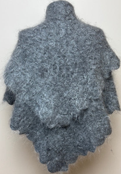 Урюпинский пуховый платок № UN-9, 120x120 cм.