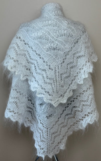 Uryupinsk downy shawl  #PNEW-12, 120x120 cm