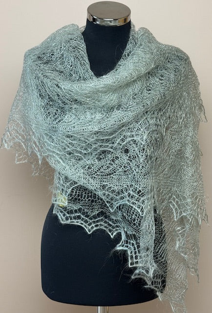 Downy shawl ( Palantine ) #158, 200x80 cm