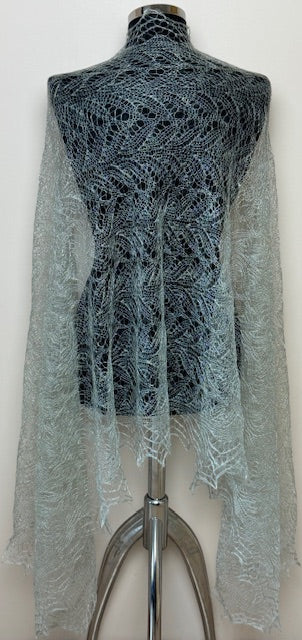 Downy shawl ( Palantine ) #158, 200x80 cm