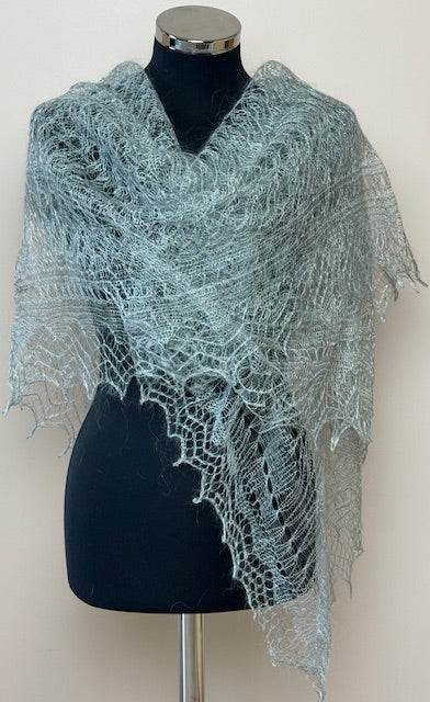 Downy shawl ( Palantine ) #174, 190x80 cm