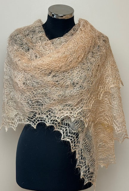 Downy shawl ( Palantine ) #111, 180x80 cm