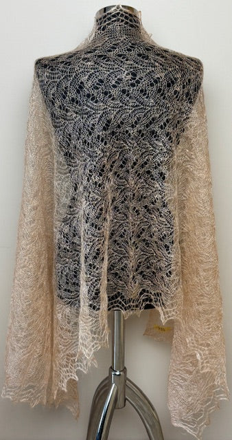 Downy shawl ( Palantine ) #111, 180x80 cm