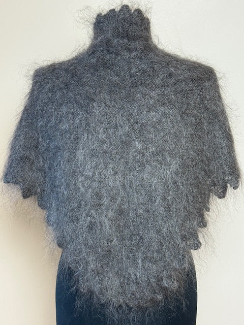 Uryupinsk downy neckerchief  # KG-43, 90x140x90 cm