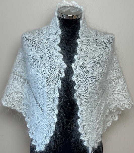 Uryupinsk downy neckerchief  # KW-43, 90x140x90 cm