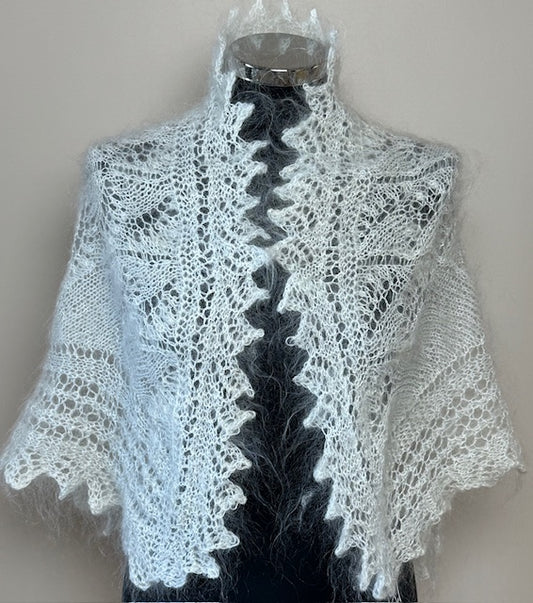 Uryupinsk downy neckerchief  # KW-36, 90x140x90 cm