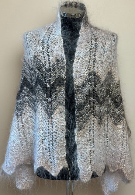 Uryupinsk downy shawl ( Palantine ) # SM-5, 140x50 cm