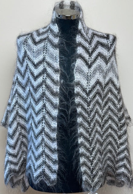Uryupinsk downy shawl ( Palantine ) # SM-4, 140x50 cm