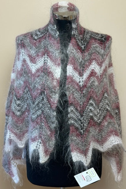 Uryupinsk downy shawl ( Palantine ) # SM-6, 120x60 cm
