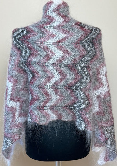 Uryupinsk downy shawl ( Palantine ) # SM-6, 120x60 cm