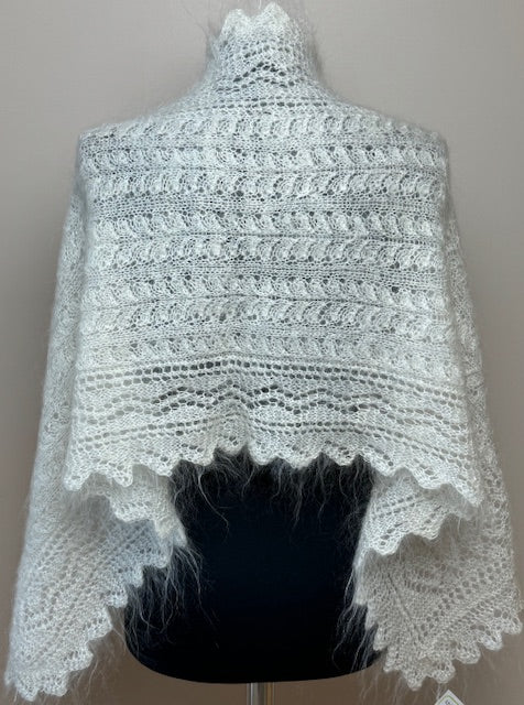Uryupinsk downy shawl ( Palantine ) # SW-9, 130x50 cm