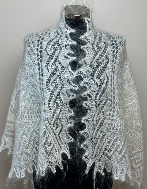 Uryupinsk downy shawl ( Palantine ) # SW-8, 130x55 cm