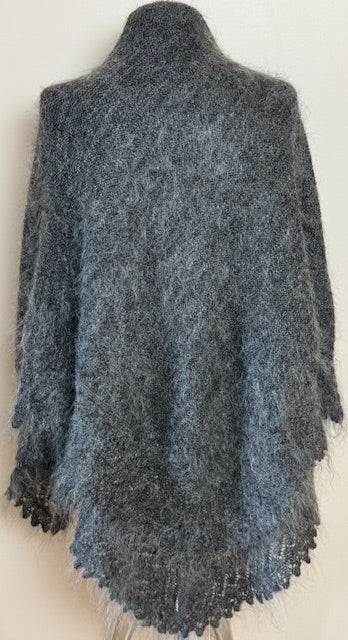 Orenburg shawl PGO-7, 150x130 cm