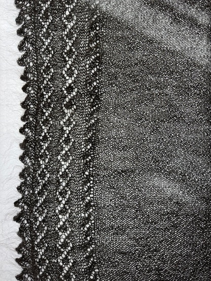 Orenburg shawl PGO-7, 150x130 cm