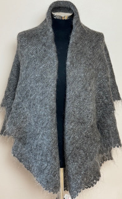Orenburg shawl PGO-5, 140x120 cm