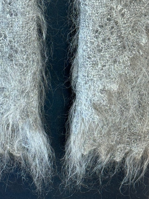 Orenburg shawl PGO-9, 110x110 cm