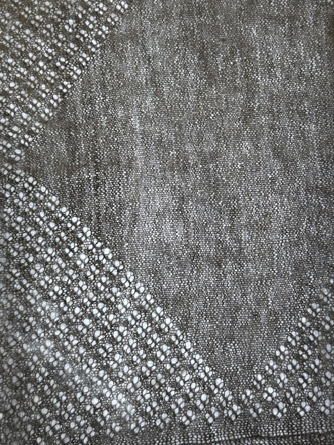 Orenburg shawl PGO-9, 110x110 cm
