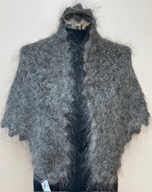 Uryupinsk downy neckerchief  # KG-29, 90x140x90 cm