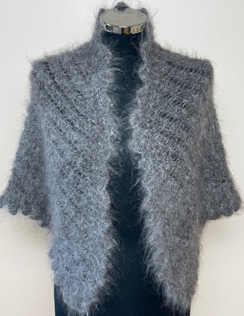 Uryupinsk downy neckerchief  # KG-3, 90x140x90 cm