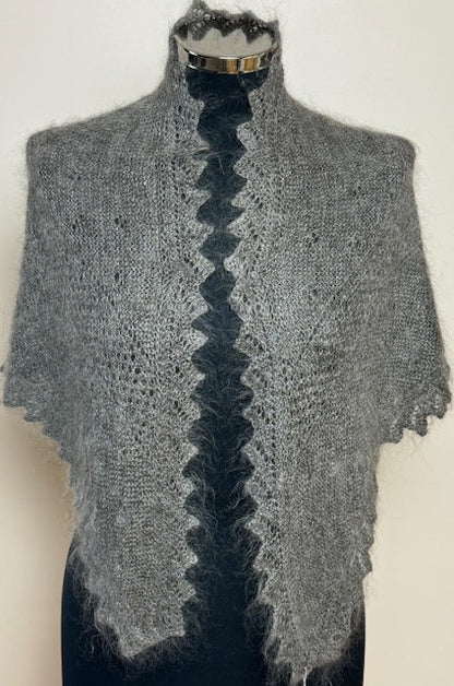 Orenburg downy neckerchief  KGO-7, 90x140x90 cm