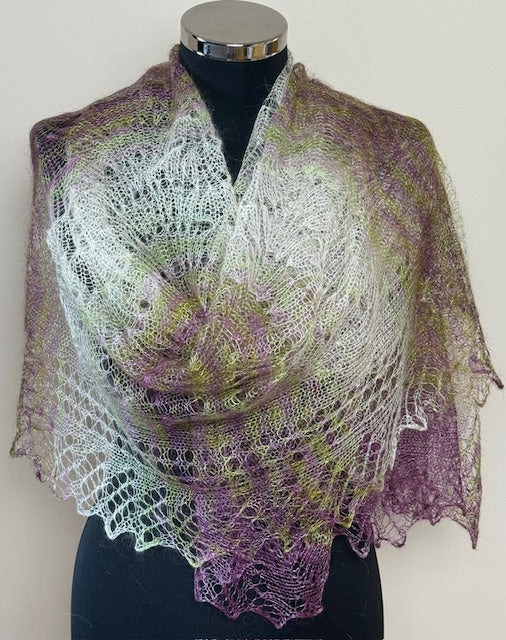 Downy shawl ( Palantine ) #167, 200x70 cm