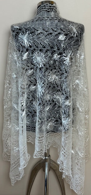 Downy shawl ( Palantine ) #206,  160x80 cm
